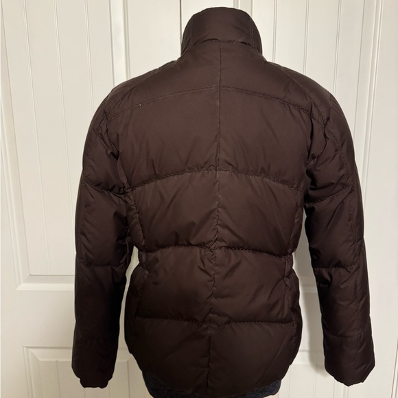 Eddie Bauer Brown Puffer Jacket with Stand-Up Collar - Picture 5 of 7